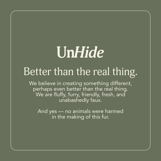 UnHide Cuddle Puddle - Faux Fur Blanket - Oversized, Lightweight, Extra Soft Blanket - Machine Washable - Add a Layer of Softness to Any Bed or Couch - 100” x 100” - Greige