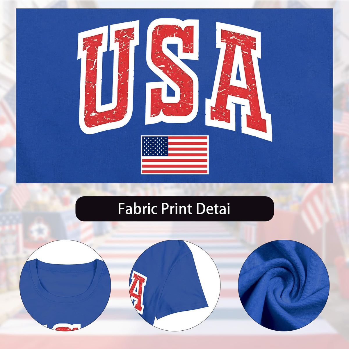 4th of July Outfits for Women Oversized USA Patriotic Shirts for Women Short Sleeve Red White and Blue Shirts American Flag Summer Tops