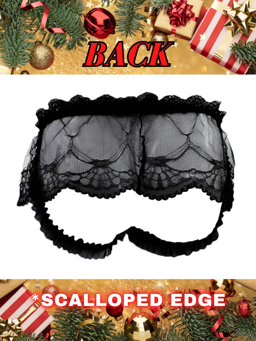 ChiaoLezhee Mens Lace Sexy Underwear, Sissy Pouch Panties Femboy For Men, Low Rise Bow Lingerie Fits 32-42, Sheer Girly, Red, One Size