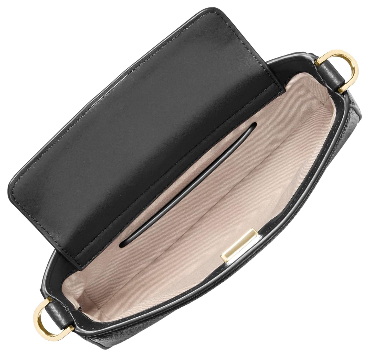 Michael Kors Women's Bryant Small Convertible Crossbody Bag, Gold-Tone Hardware/Black