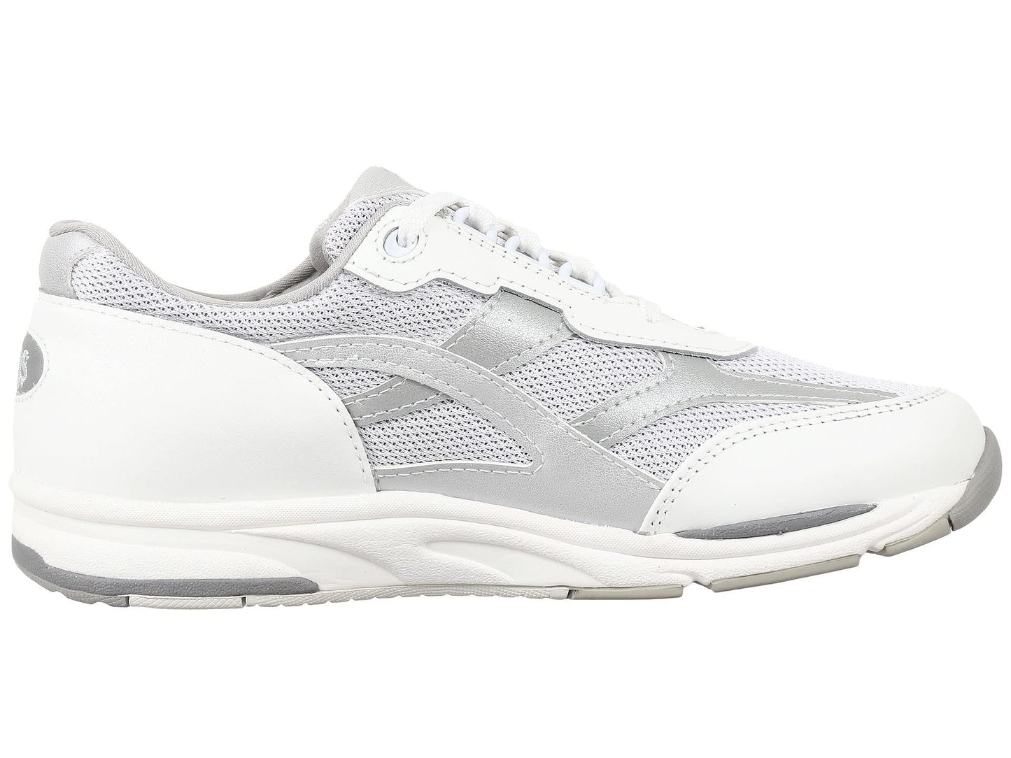 SAS Tour Mesh Shoes for Women – Suede & Mesh Uppers – Cushioned Tongue – Removable Footbed – Rubber Outsole Silver 6 WWW - Triple Wide (E-EE)