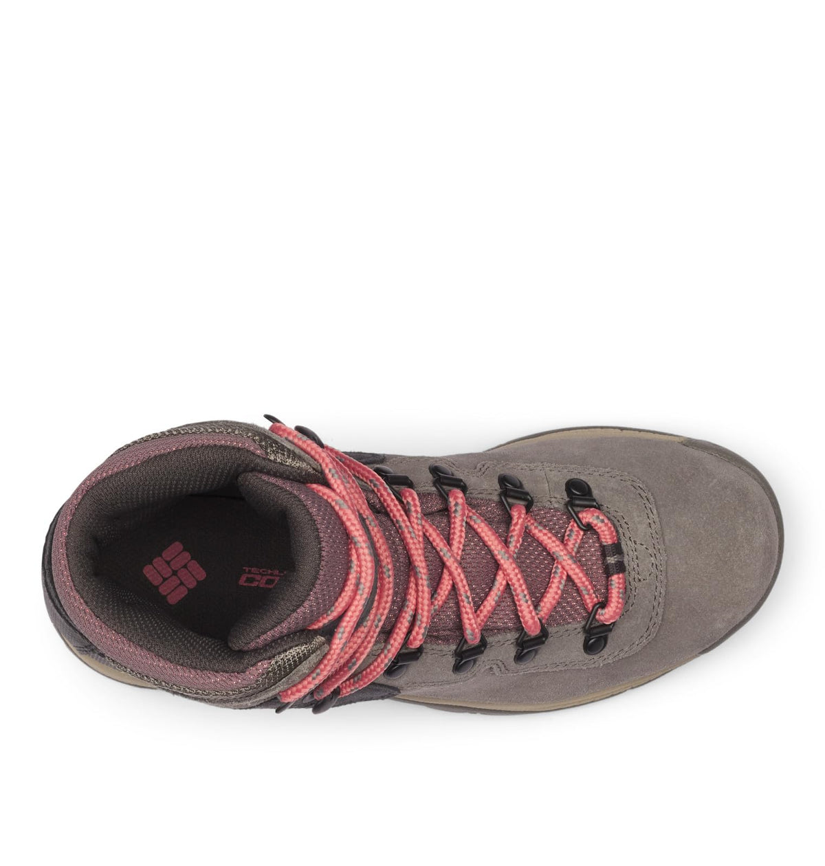 Columbia Womens Newton Ridge Plus Waterproof Amped, Stratus/Canyon Rose, 9