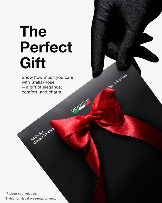 sofsy Signatured Italian-Made Brown Sheer Stockings for Garter Belt | 15 Den Women's Lingerie Thigh High Nylon | Silky Soft Seamless Fit - Medium