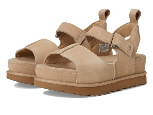 UGG Women's Goldenstar Hi Sandal, Sand, 8.5