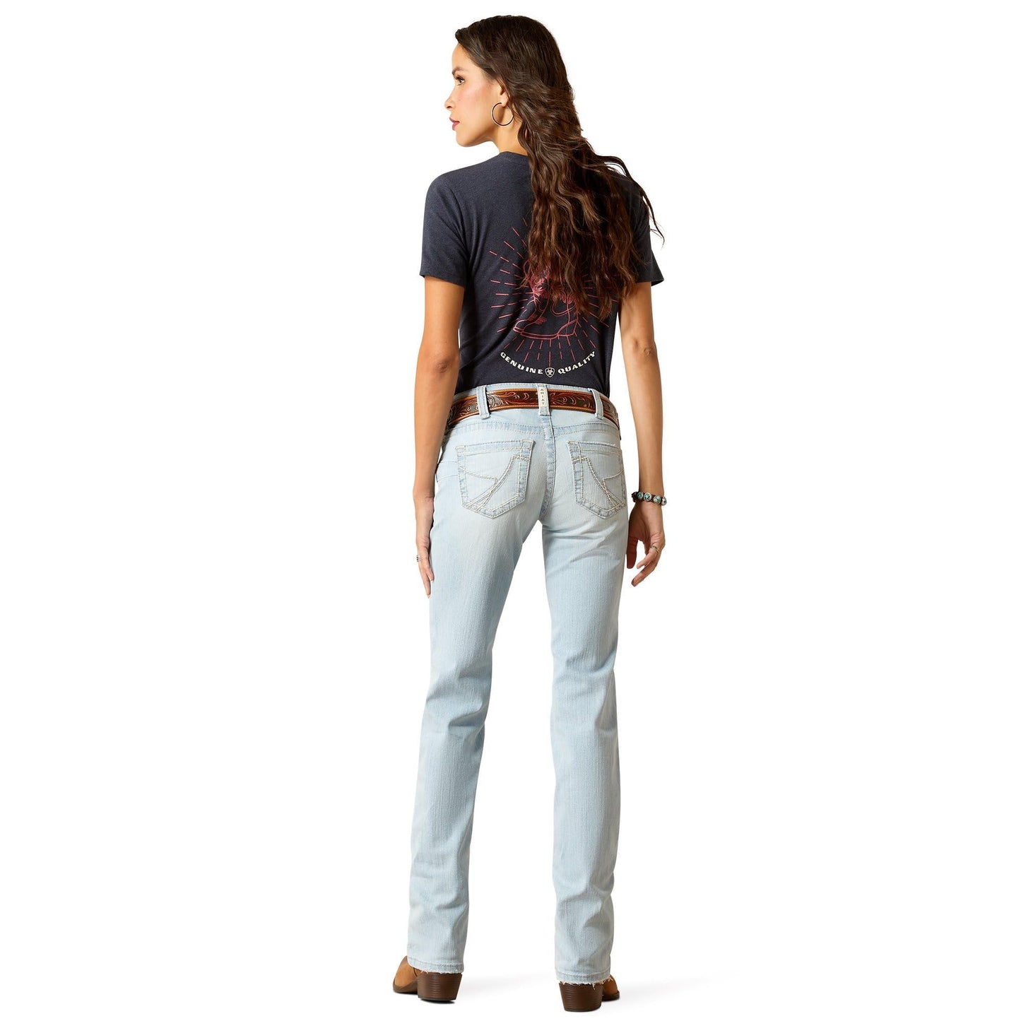 ARIAT Women's Low Rise Zayla Straight, Claremont, 27 X-Long