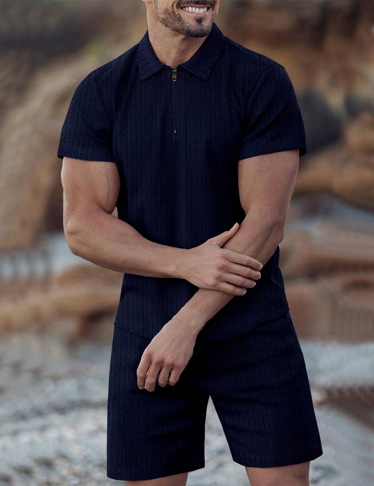 JoZorro Mens Romper for Men Rompers Men's Cute Jumpsuit Adults Male s, Navy Blue, X-Large