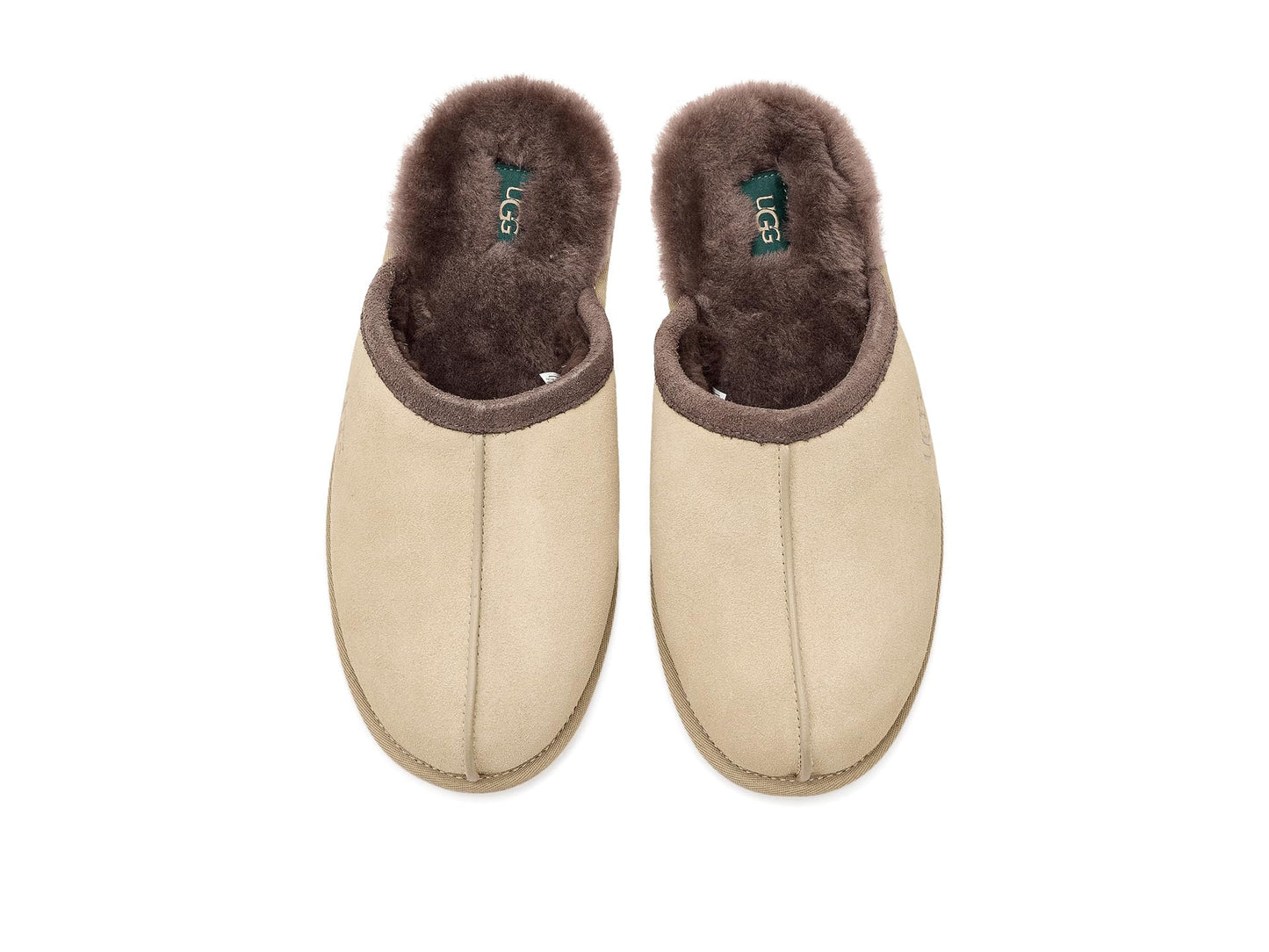 UGG Men's Scuff Slipper, Mustard Seed/Molasses, 10
