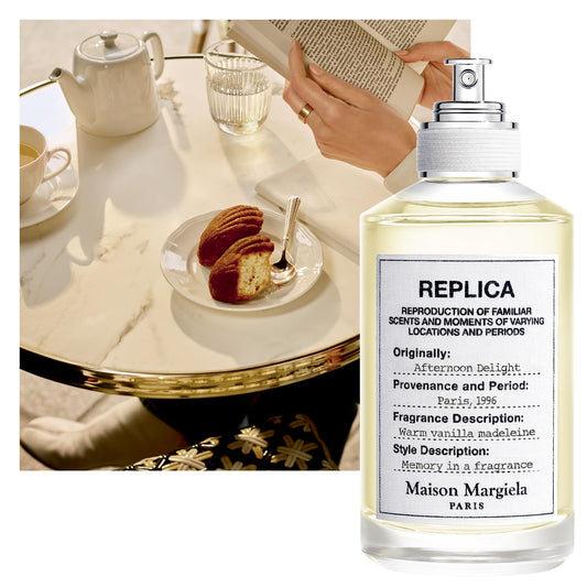 Maison Margiela - Replica - Afternoon Delight Eau de Toilette - Warm & Cozy Fragrance - With Vanilla & Sandalwood - 3.4 Fl Oz