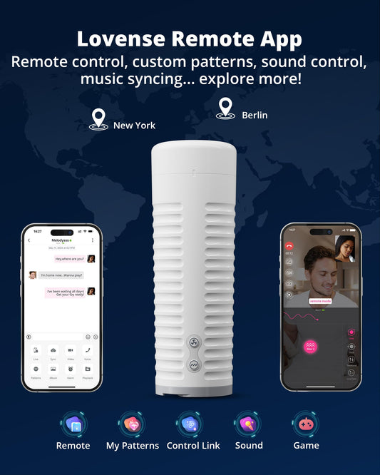 LOVENSE Max 2 Automatic Male Masturbator with 360° Contractions, White