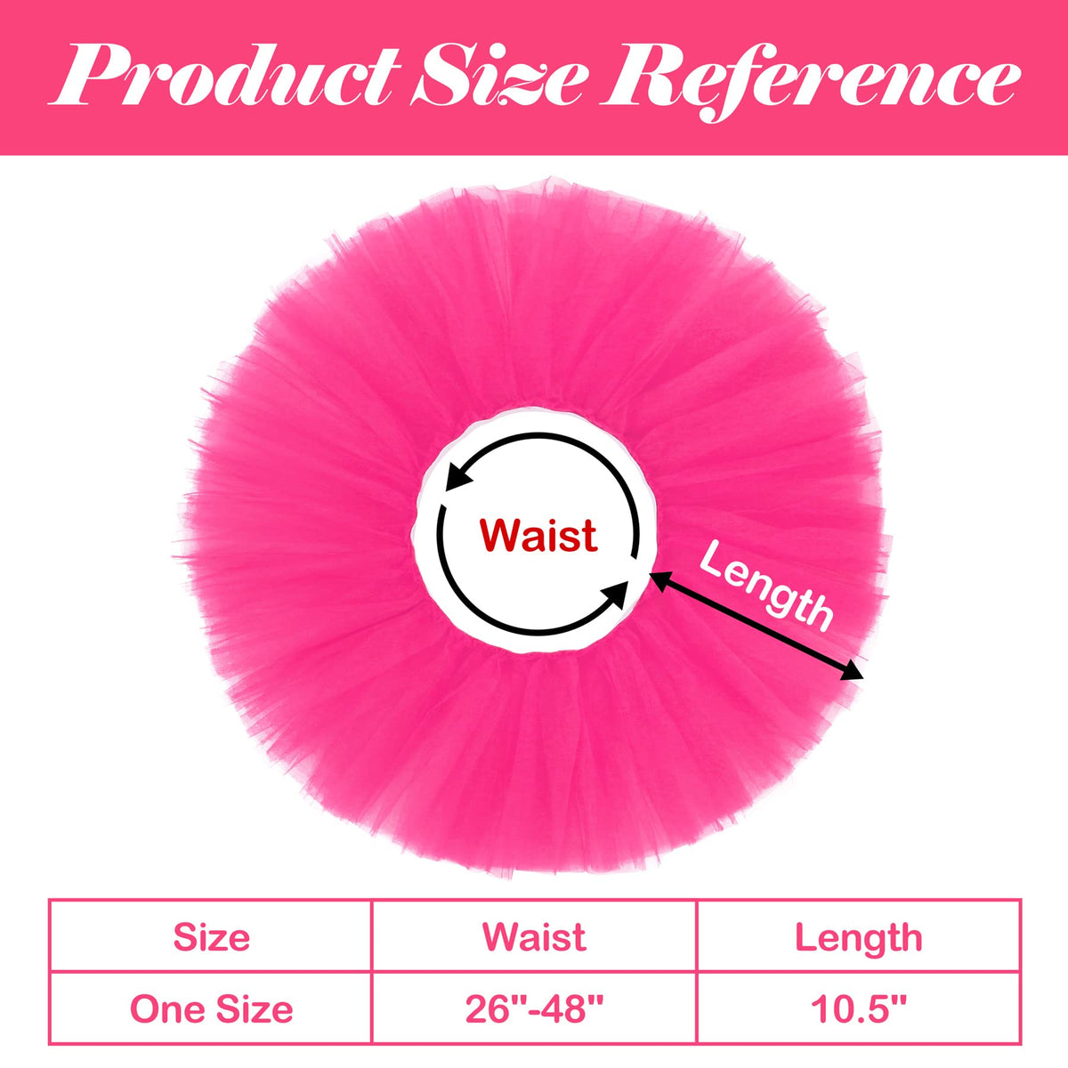 Sissy Crossdressing Tutu Skirts for Women Hot Pink Tutus Neon Pink Plus Size