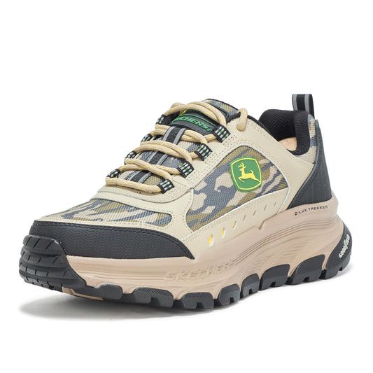 Skechers Men's John Deere D'Lux Trekker Soundguard Lace Up Hiking Shoe, Camouflage, 7