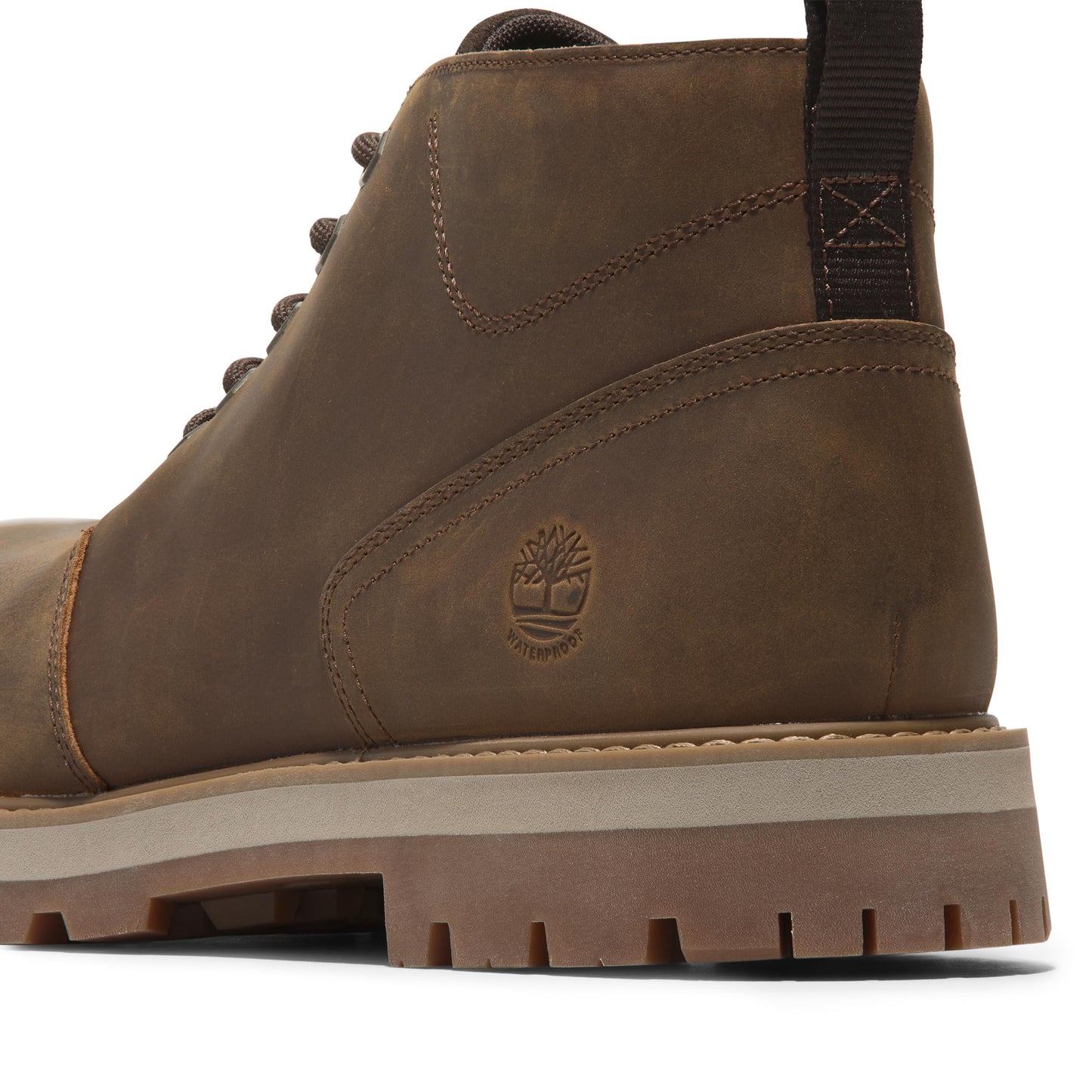 Timberland Men's Britton Road Mid Lace Up Waterproof Chukka Boot, Rust Full Grain, 11 Medium