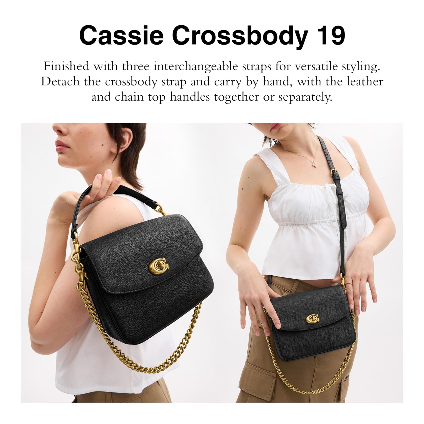 COACH Cassie Crossbody 19, (New) Black