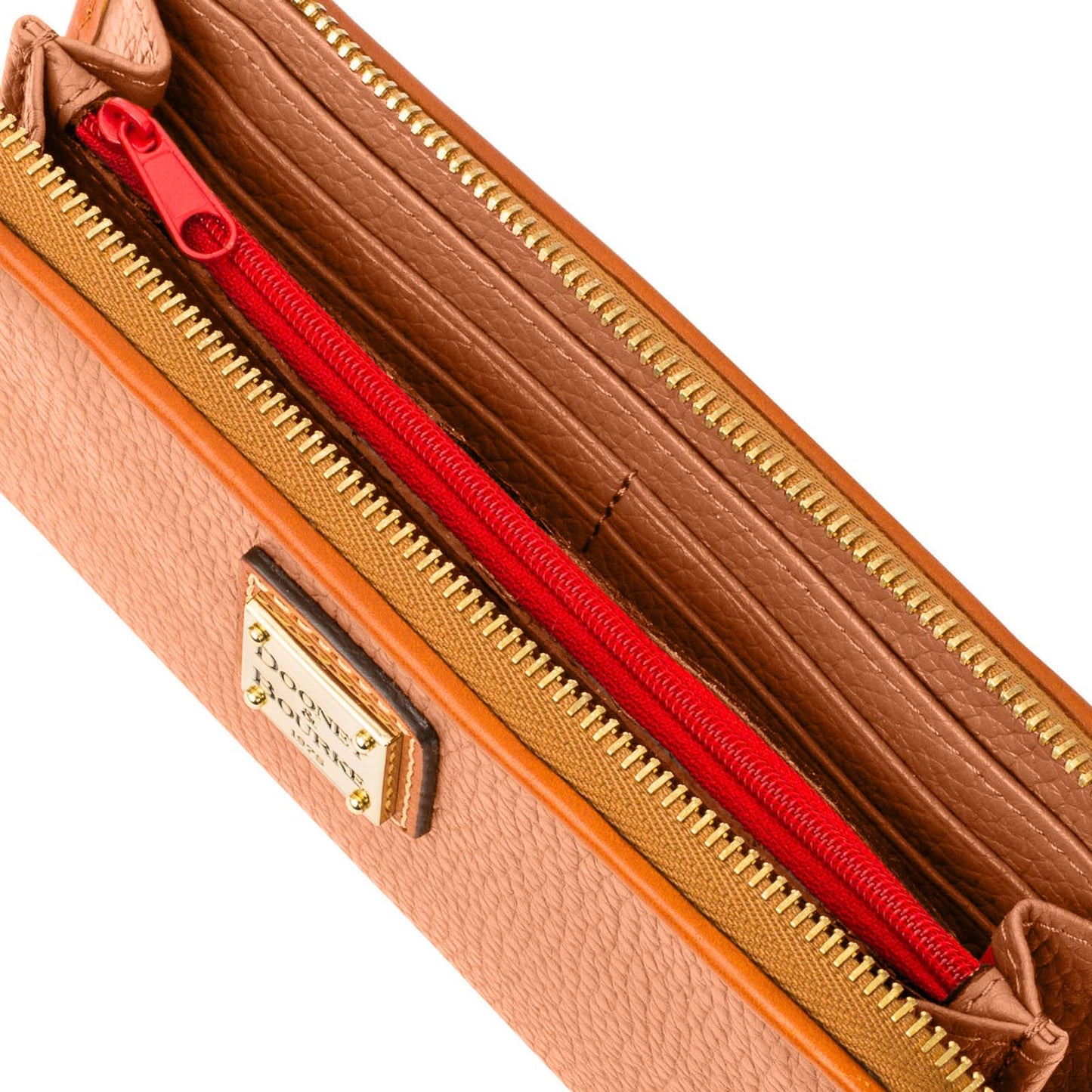 Dooney & Bourke Pebble Grain Zip Clutch