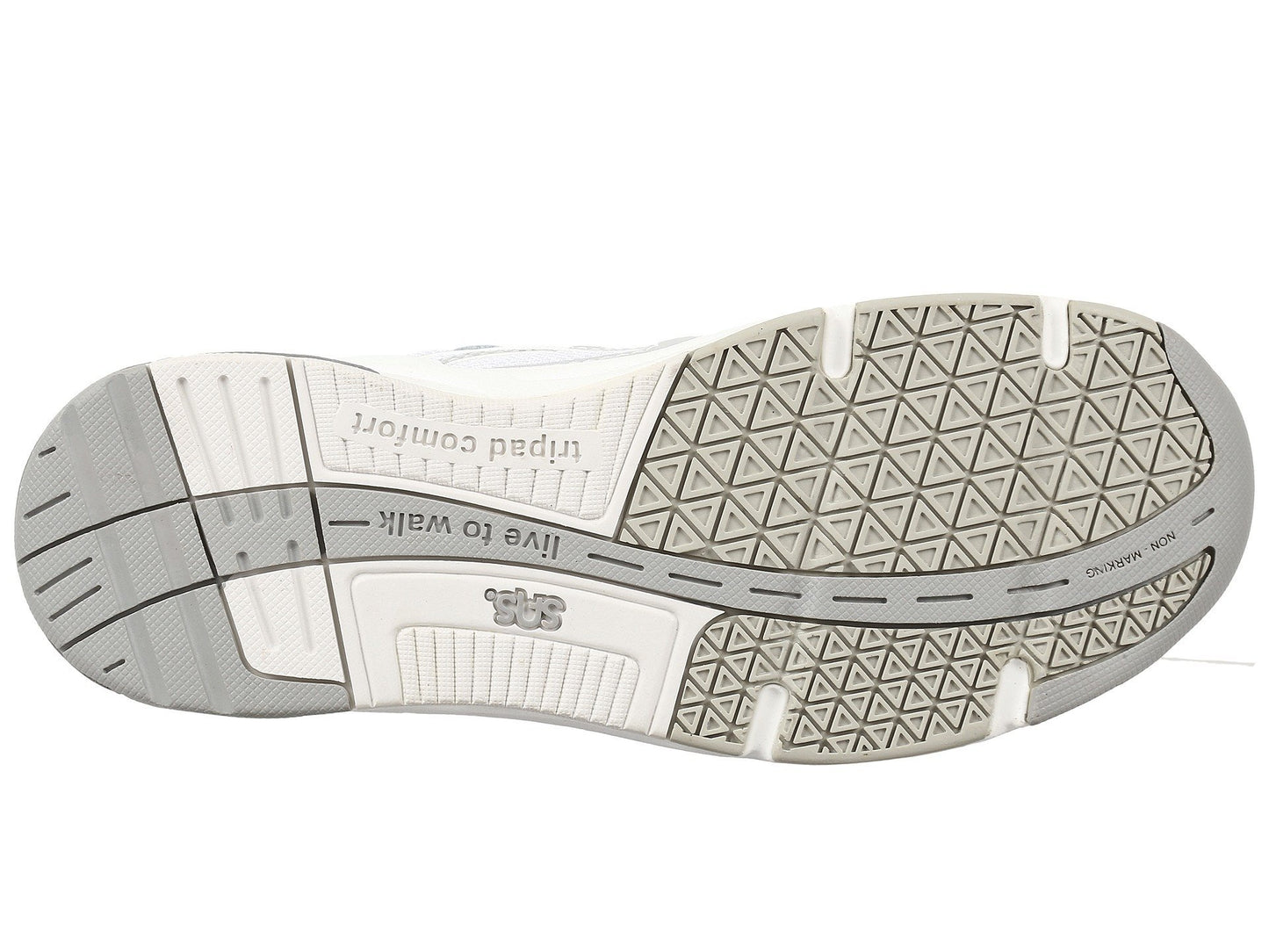 SAS Tour Mesh Shoes for Women – Suede & Mesh Uppers – Cushioned Tongue – Removable Footbed – Rubber Outsole Silver 6 WWW - Triple Wide (E-EE)