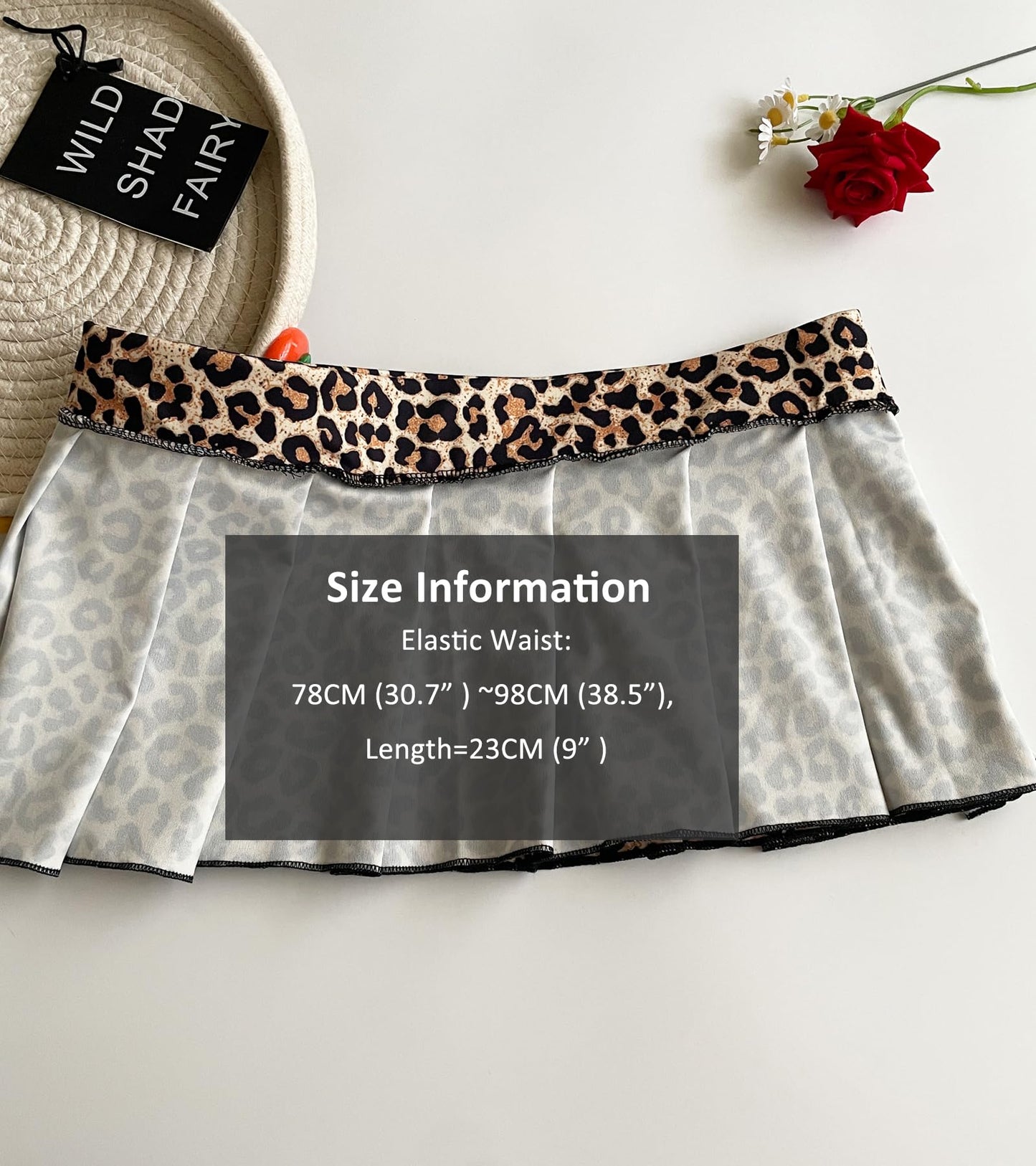 Mens Sissy Costume Outfit Sexy Leopard Mini Skirt For Men Crossdressing (Leopard, One Size)