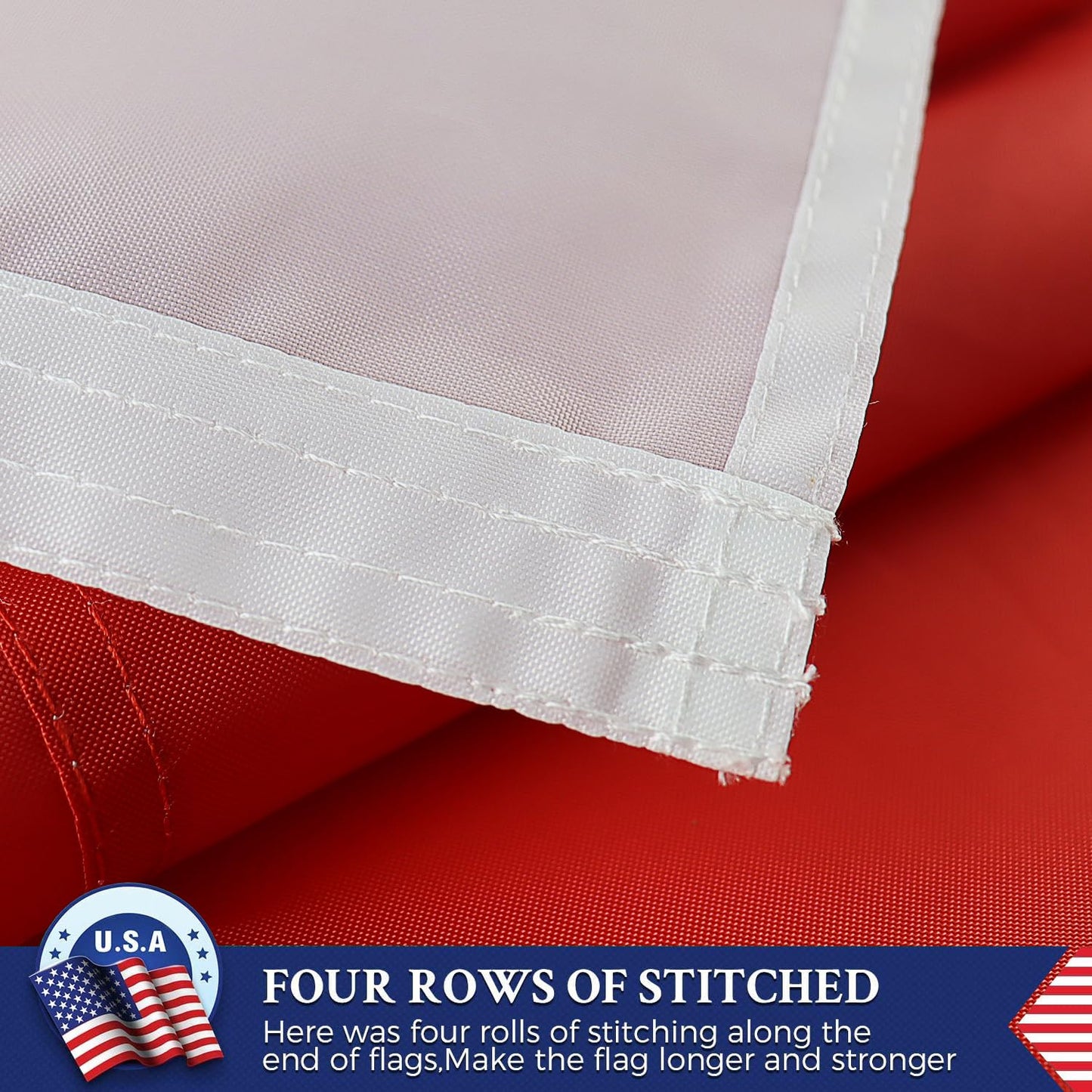 Double Sided England Flag 3x5 Outdoor English Flags ,Heavy Duty 210D Nylon, Sewn Stripes, Stronger Brass Grommets,4 Stitched Hemming, Perfect for Outside
