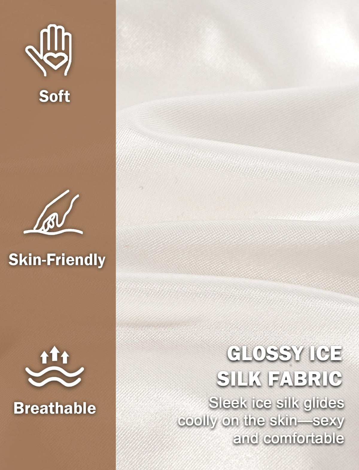 Men's Sexy Bikini Briefs Satin Soft Bulge Pouch Underwear Clear Strap Low Rise Sheer Waistband White XS