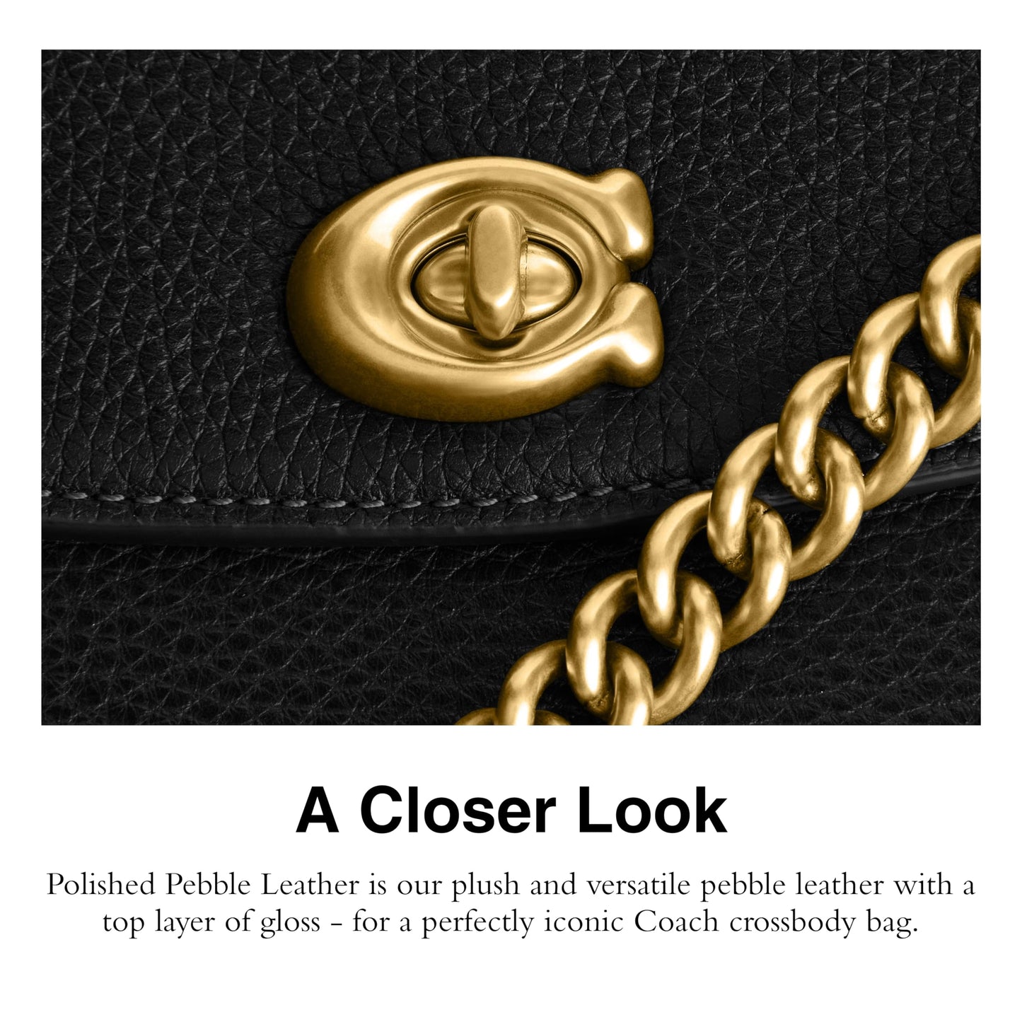 COACH Cassie Crossbody 19, (New) Black