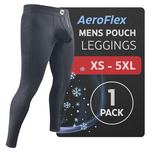 Real Men 28in Nylon Leggings A Pouch Xs 1pk Gry