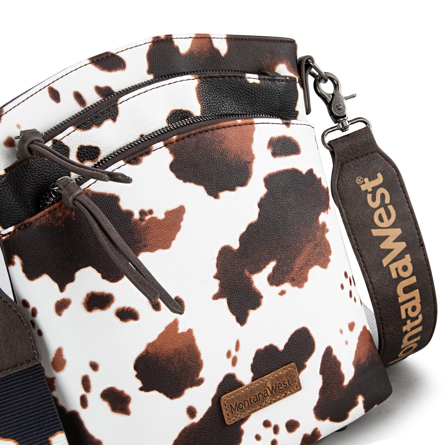 Montana West Crossbody Bags for Women Vegan Leather Cross Body Bag Shoulder Purse with Detachable Guitar Strap MWC-185COW
