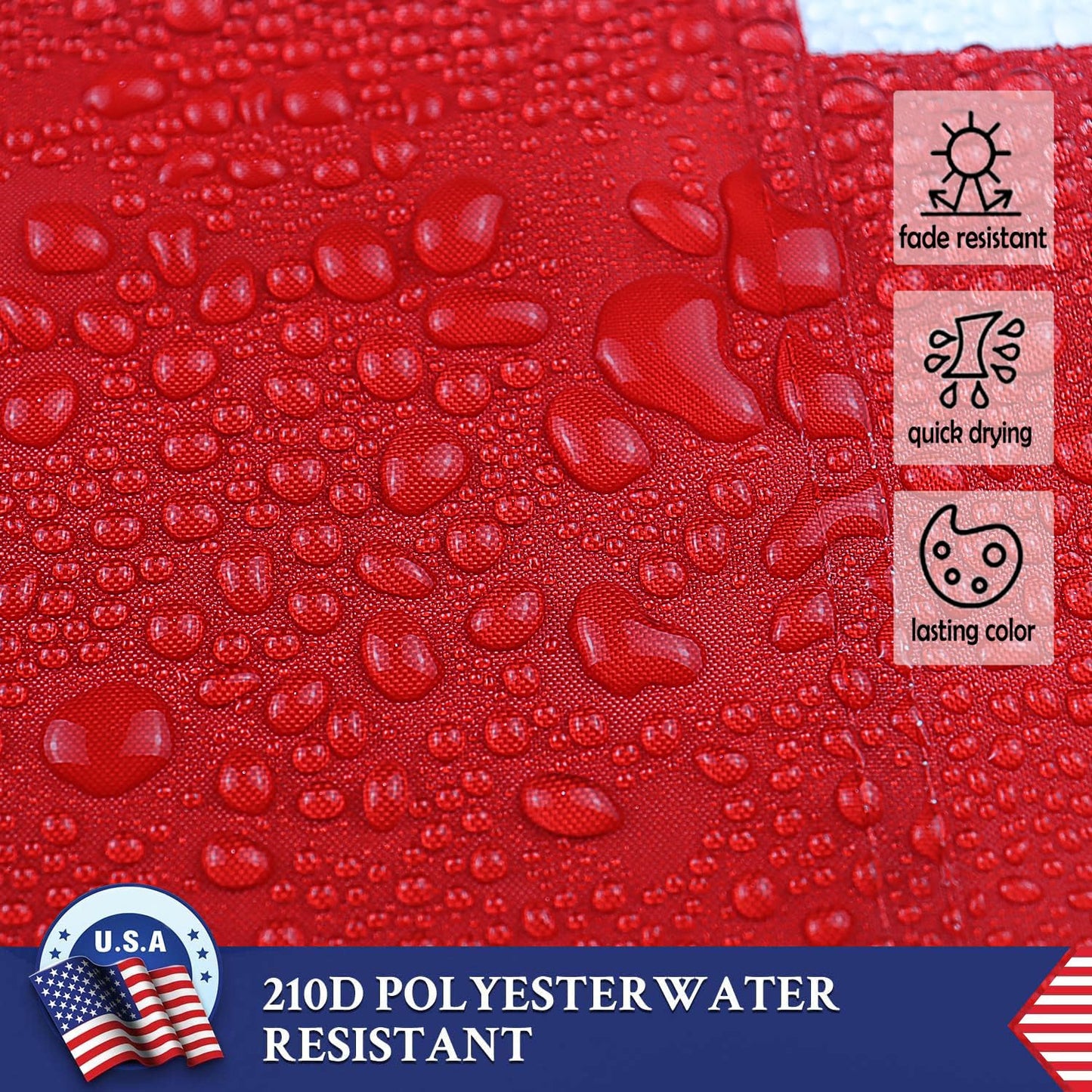Double Sided England Flag 3x5 Outdoor English Flags ,Heavy Duty 210D Nylon, Sewn Stripes, Stronger Brass Grommets,4 Stitched Hemming, Perfect for Outside