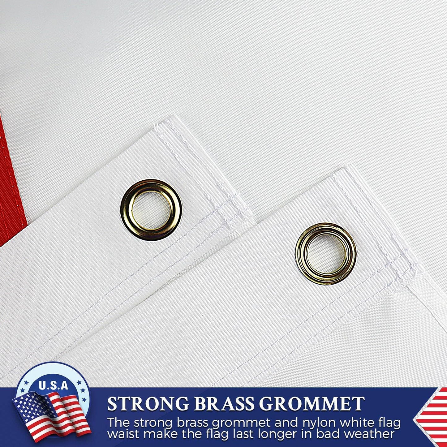 Double Sided England Flag 3x5 Outdoor English Flags ,Heavy Duty 210D Nylon, Sewn Stripes, Stronger Brass Grommets,4 Stitched Hemming, Perfect for Outside