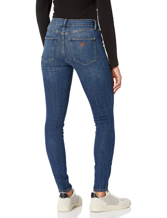 Guess Women's High Rise 1981 Skinny Jeans, Maya Bay, 28