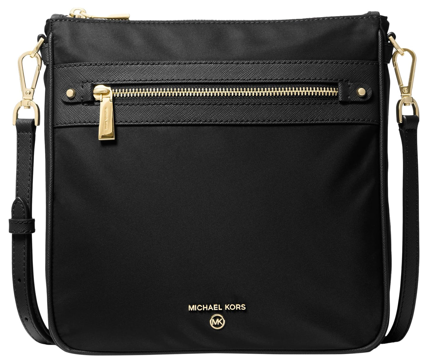 Michael Kors Jet Set Charm Large Crossbody Bag, Gold-Tone Hardware/Black, One Size
