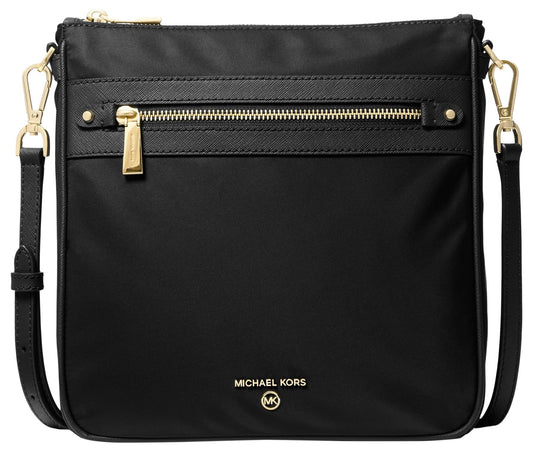 Michael Kors Jet Set Charm Large Crossbody Bag, Gold-Tone Hardware/Black, One Size