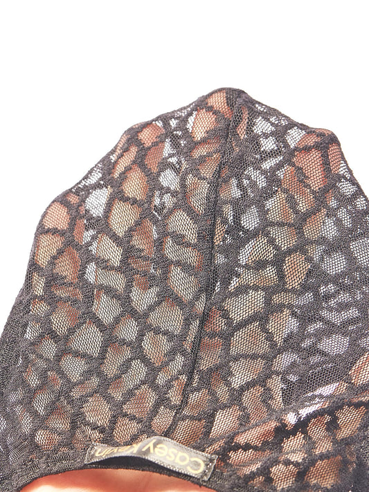 Casey Kevin Men's Thongs Underwear Sexy Lace G-String Bulge Pouch Breathable Panties Grey