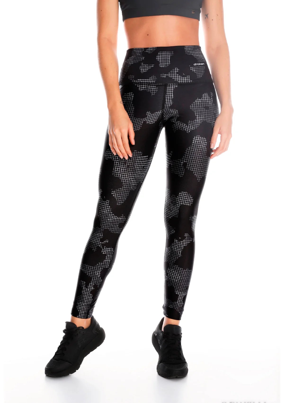 Camouflage Design Leggings - Running - Yoga Pants - Fitness - Gym