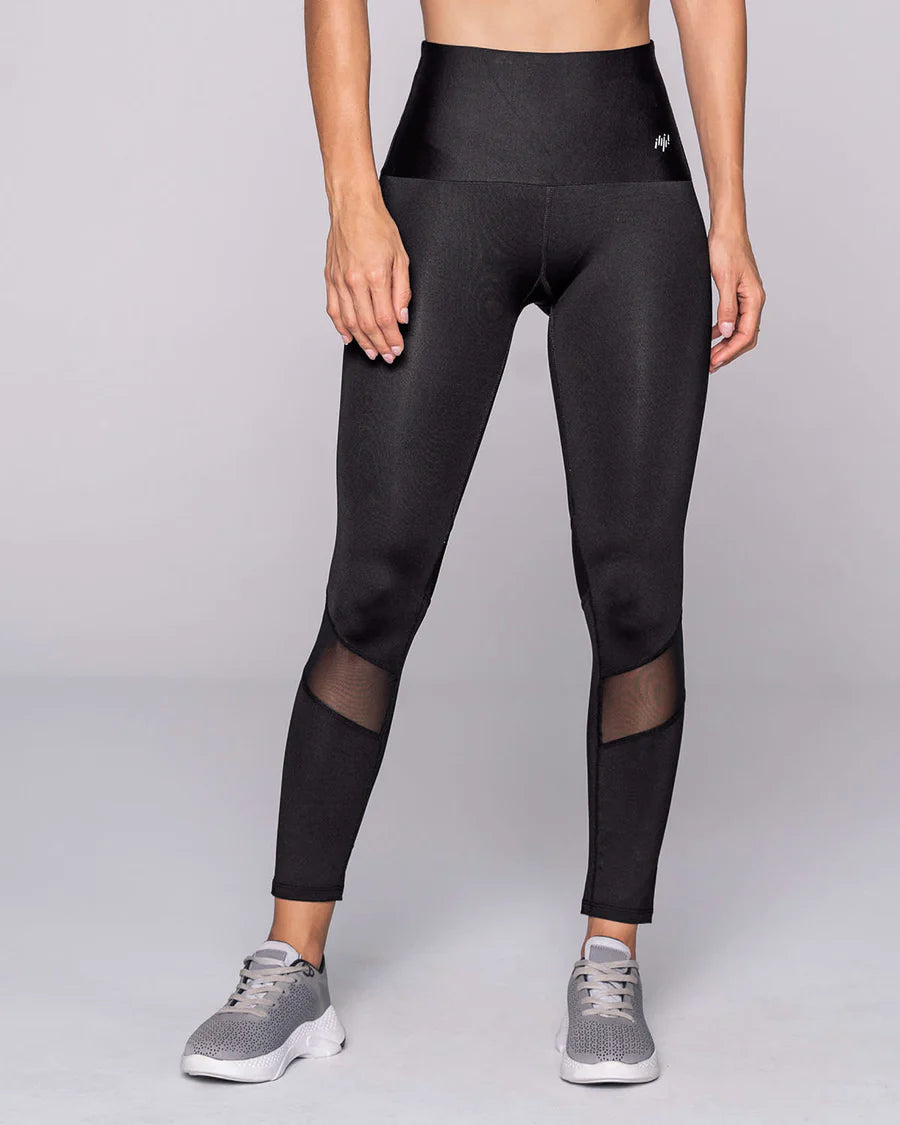 Leggings - Gym - Fitness - High Waistband - Net Inlays - Copper Technology