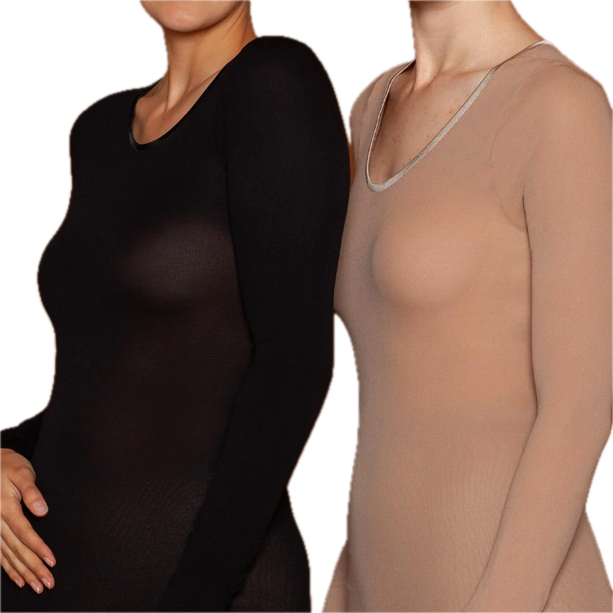 Sheer nylon top sales