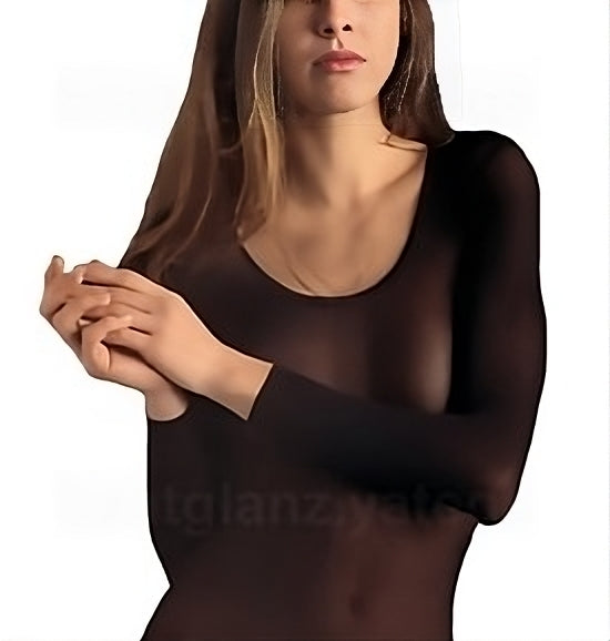 Sheer Shirt [Nylon] - Pantyhose Fabric