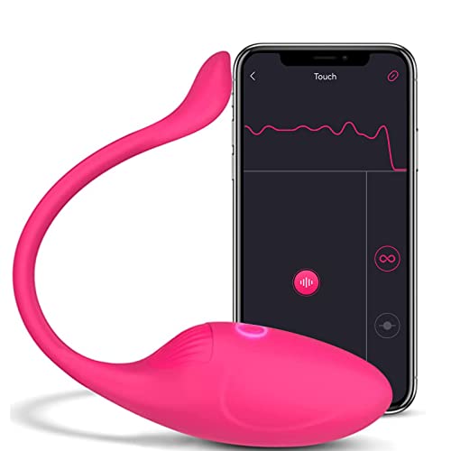 APP Remote Control G-spot Panty Vibrator, Pink Fun Long Distance Bluetooth Wearable, Rechargerable Adult Sex Toys More Than 10 Vibrations for Women and Couple, Female Toy