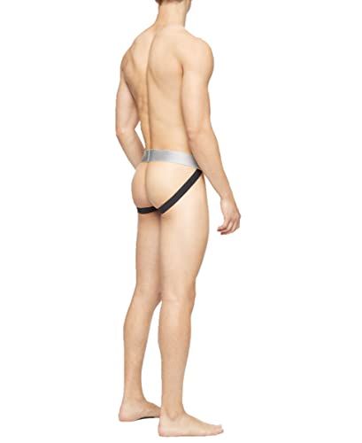 Calvin Klein Men's Sustainable Steel 3-Pack Jock Strap, 3 Black, M