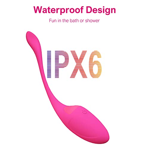 APP Remote Control G-spot Panty Vibrator, Pink Fun Long Distance Bluetooth Wearable, Rechargerable Adult Sex Toys More Than 10 Vibrations for Women and Couple, Female Toy