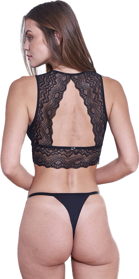 Lace Bralette - Crop Top