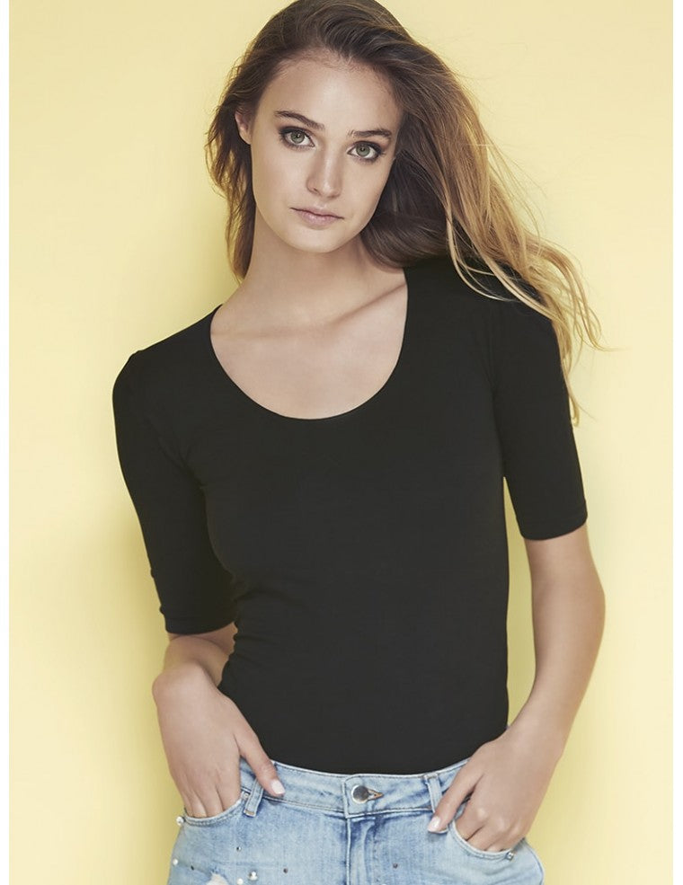 black shirt