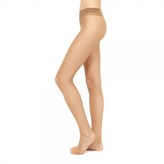 sheer low denier pantyhose - natural looking tan