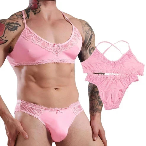 pink sissy lingerie