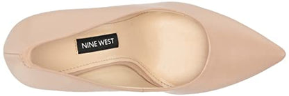 Nine West Women's Flax Pump, Light Natural, 8