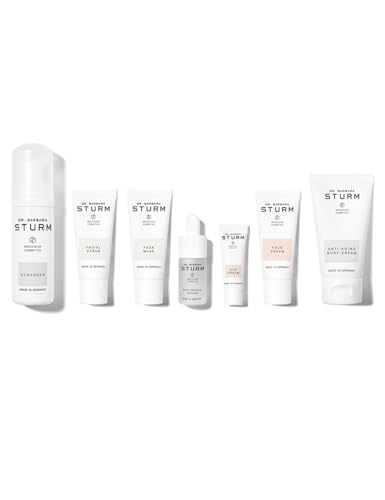 Discovery Skincare Kit, 7 Piece Skin Care Kit, Travel Size Essentials with Cleanser, Serum for Face, Eye Cream and Face Cream, Luxury Skincare By Dr. Barbara Sturm