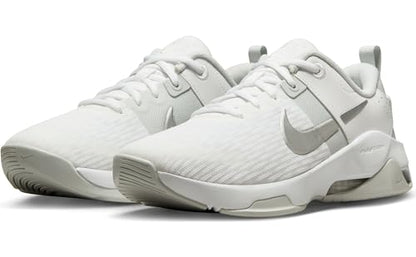 Nike Women's Sporty Low-Top Sneakers, White Silver White Metallic Silver Pure Platinum, 8.5