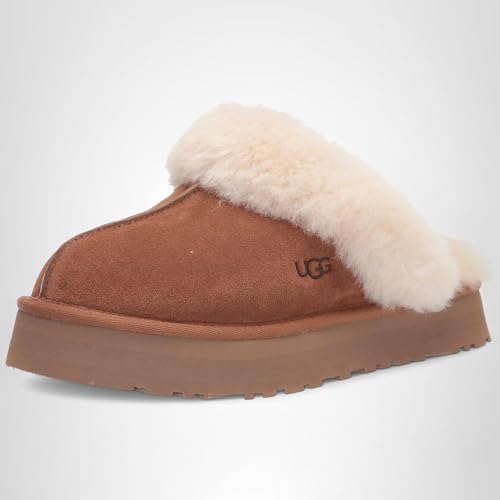 UGG Women's Disquette Slipper, Chestnut, 9