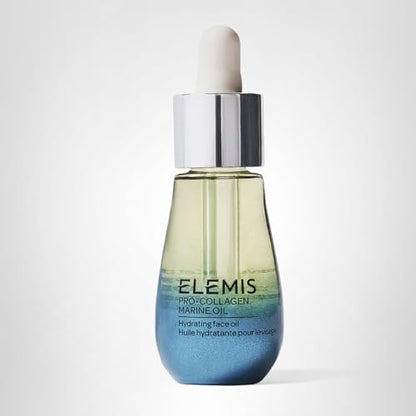 ELEMIS Pro-Collagen Marine Oil 15ml, Lightweight Face Oil To Hydrate, Nourish & Improve Skin Texture
