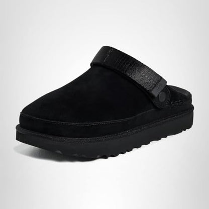 UGG Women's Goldenstar Clog, Black, 9.5