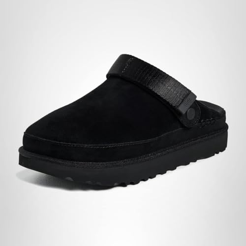 UGG Women's Goldenstar Clog, Black, 9.5