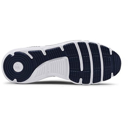 Under Armour Mens Charged Assert 9 Running Shoe, Academy Blue (400 White, 12 US